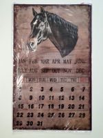 Vintage Blechschild Ewiger Kalender