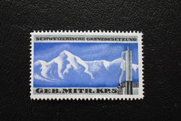 GEB. MITR. KP. 5  SCHWEIZERISCHE GRENZBESETZUNG.