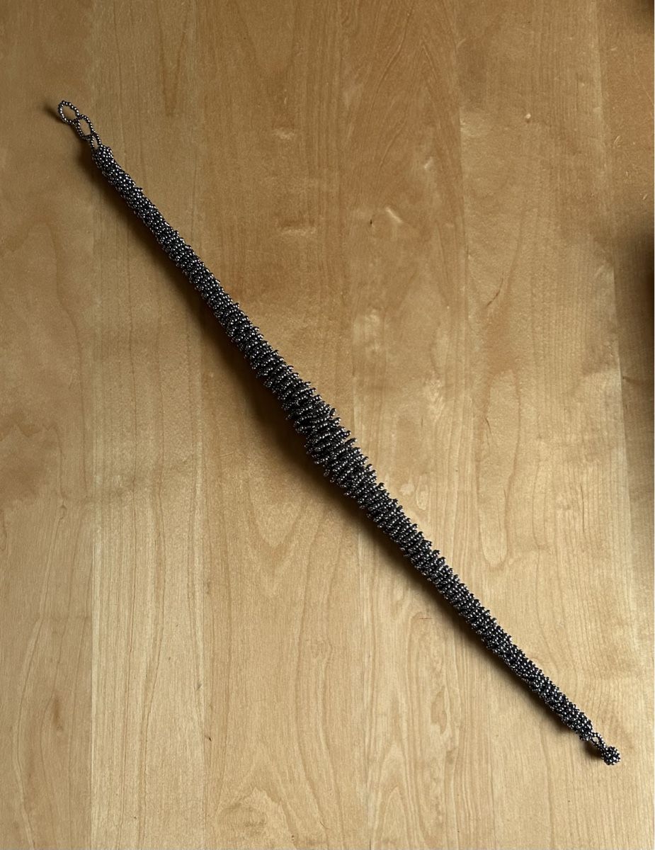 Ketten: Halskette - Afrika - Perlen - Necklace - Beads - anthrazit – Gebraucht aus Riniken von KreativImKopf 4