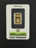 Goldbarren 1g Swiss Volksbank