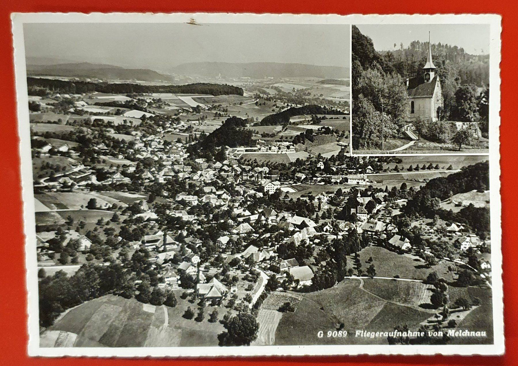 Cartoline postali: Fliegeraufnahme Melchnau – Usato da Kreuzlingen venduto da Rschweiz1
