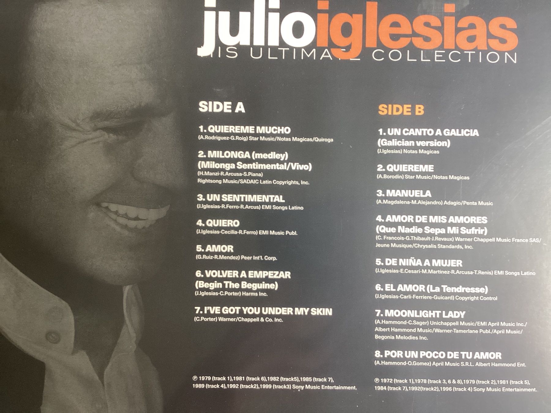 Dischi in vinile: Julio Iglesias LP - Ultimate Collection – Usato da Gutenswil venduto da Hamzian 1