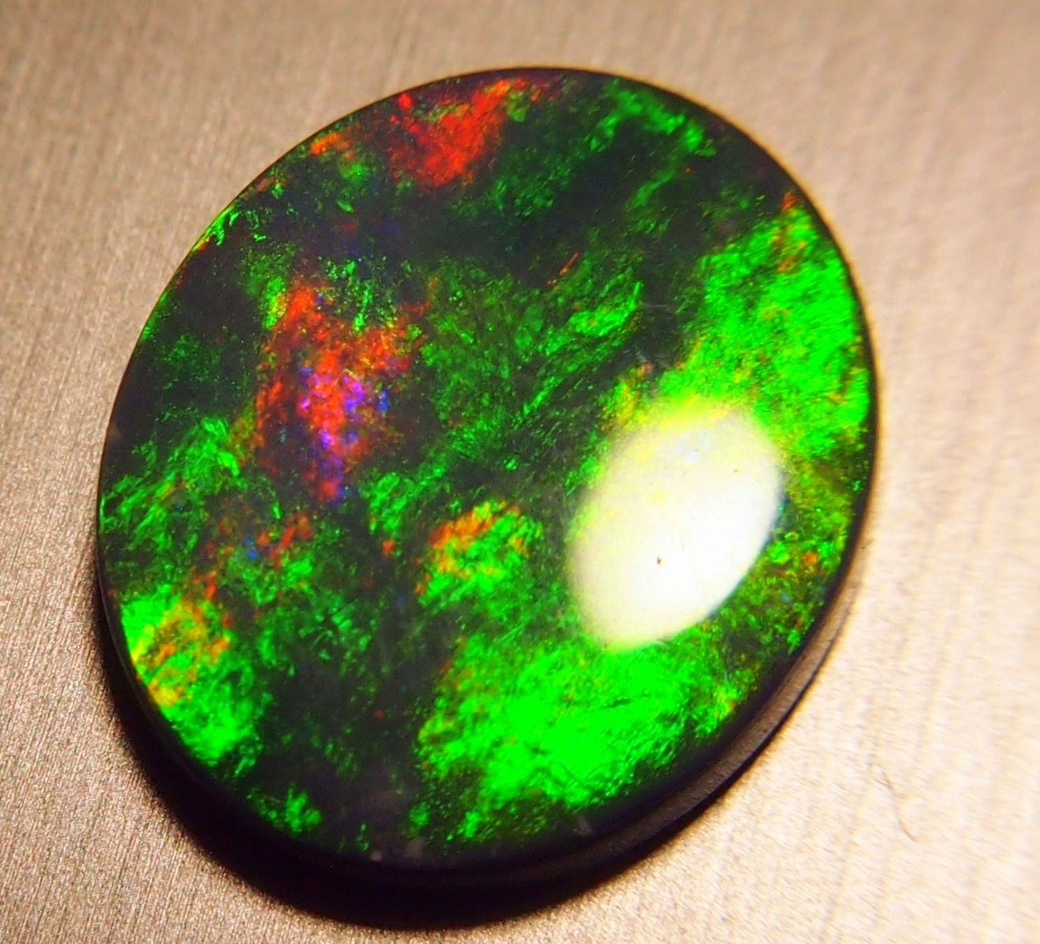 Pietre preziose: 6,7 ct. Multicolour Blackopal-Douplette AAA – Nuovo e nell'imballaggio originale da Reinach BL venduto da rumablum