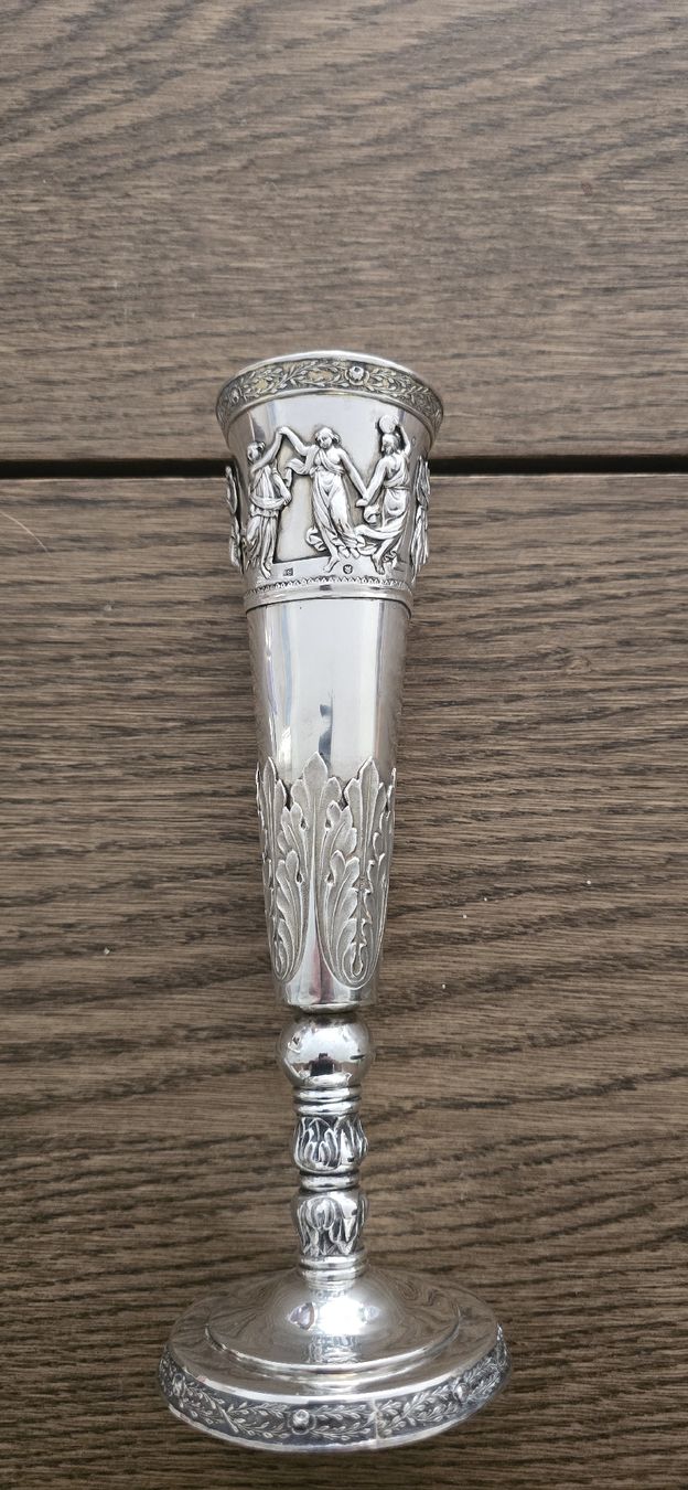 Tutte le decorazioni: Flûte argent 875 dorée Russie 19 eme – Usato da Martigny venduto da pivert03 1