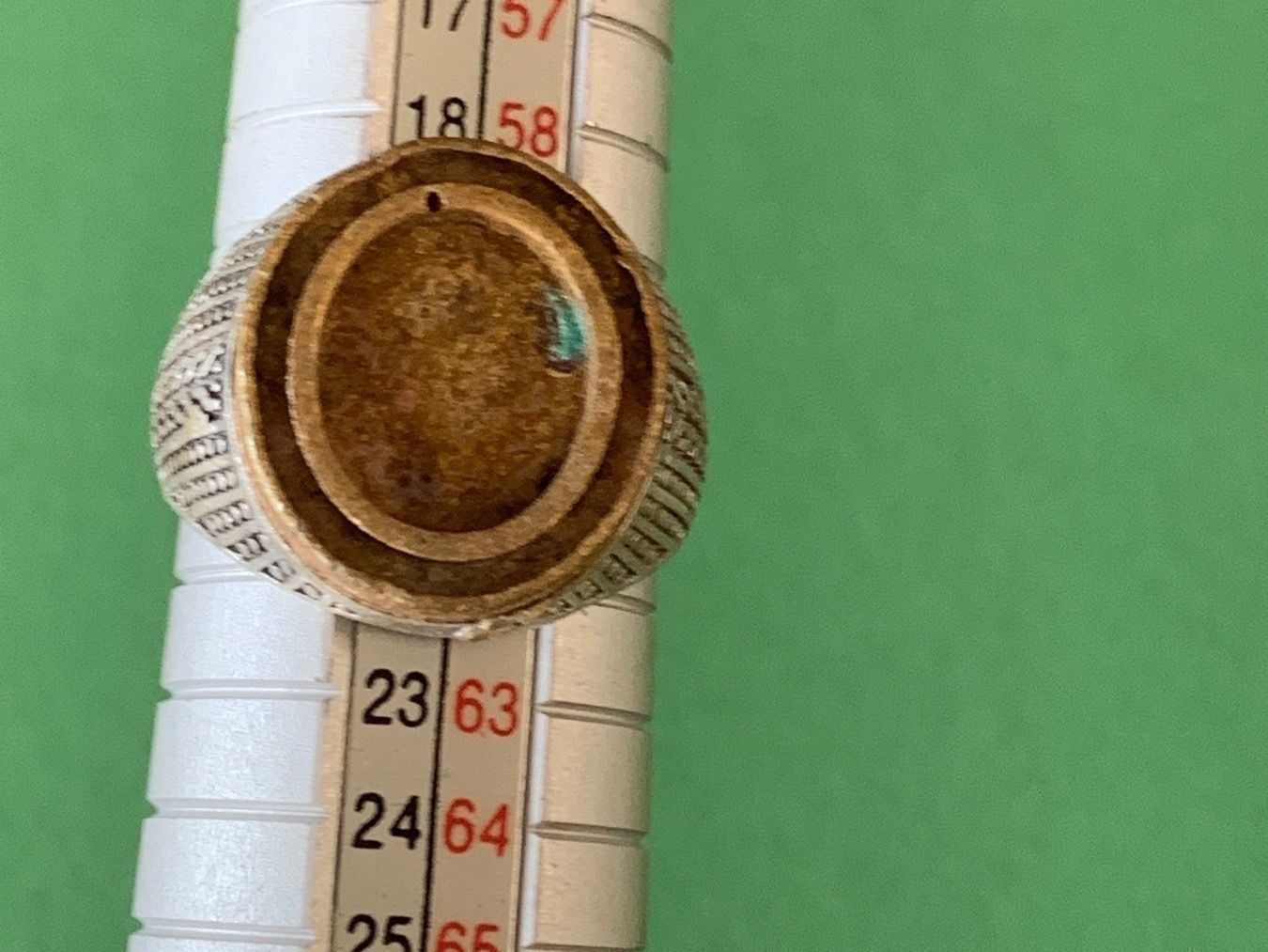 Anelli: Silberring goldmedaillon indisch( rg61) – Usato da Dittingen venduto da Bijoubelle 6