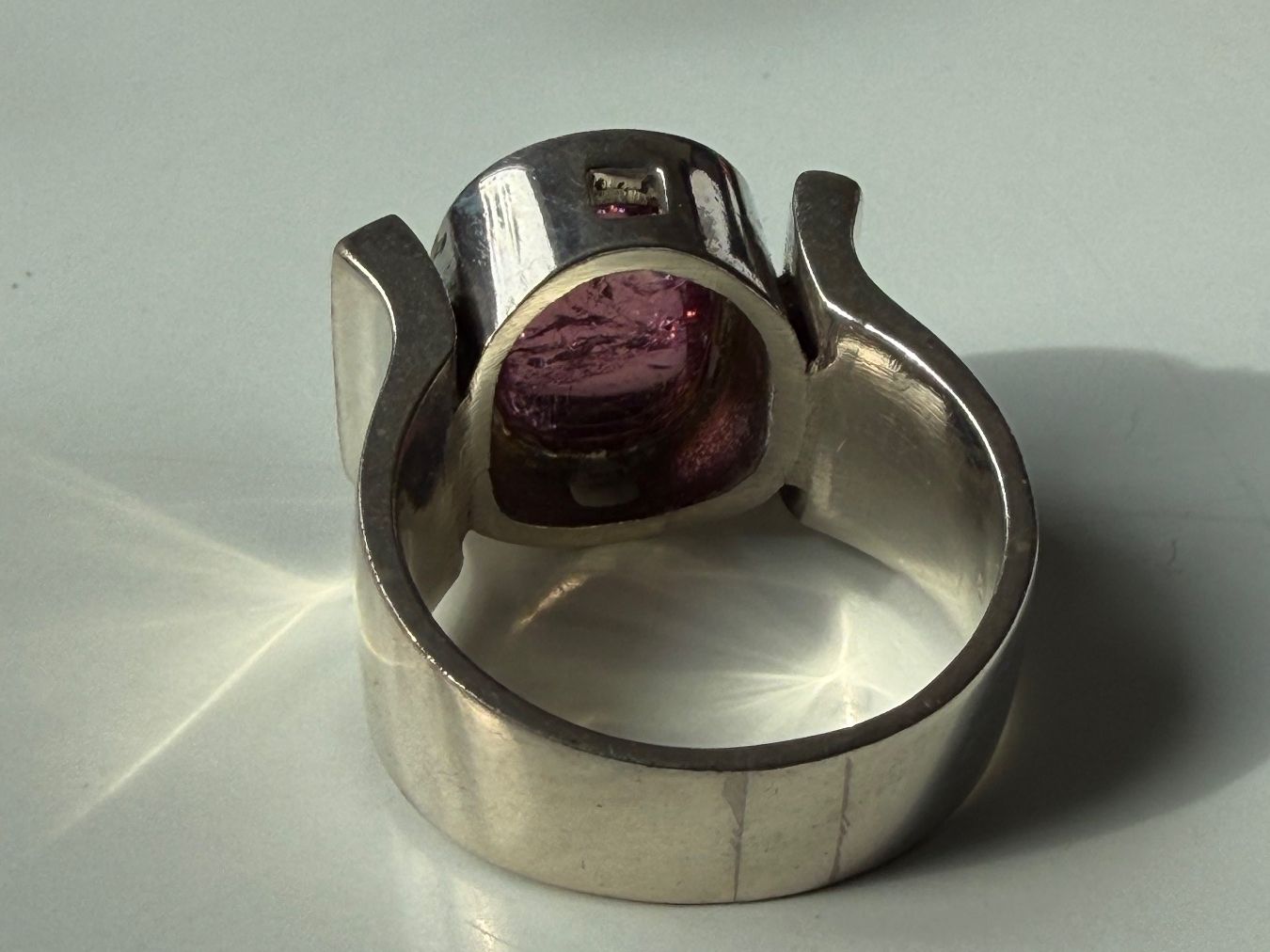 Anelli: TURMALIN Rose Cabochon in Silberring  Grösse:  62 – Nuovo (secondo la descrizione) da Seftigen venduto da tigers12 2