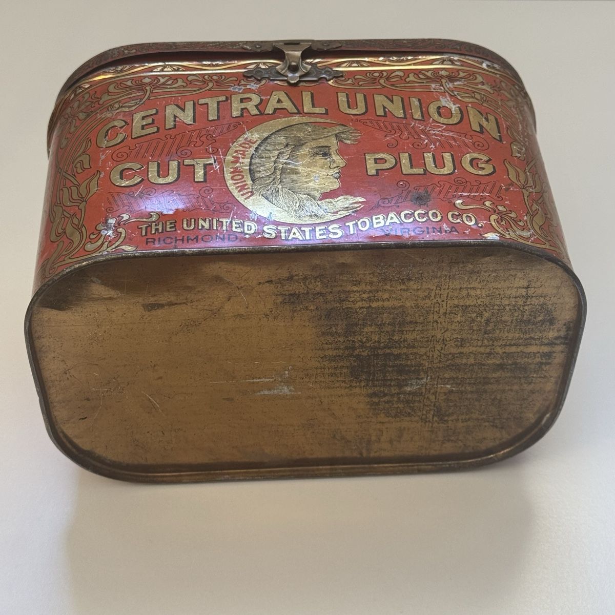 Barattoli: Antic tobacco  tin box - Central Union – Usato da Zürich venduto da FEC75 2