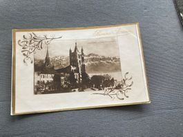Antike Postkarte Lausanne