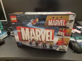 Neues LEGO 76313 Marvel Logo & Minifiguren Set