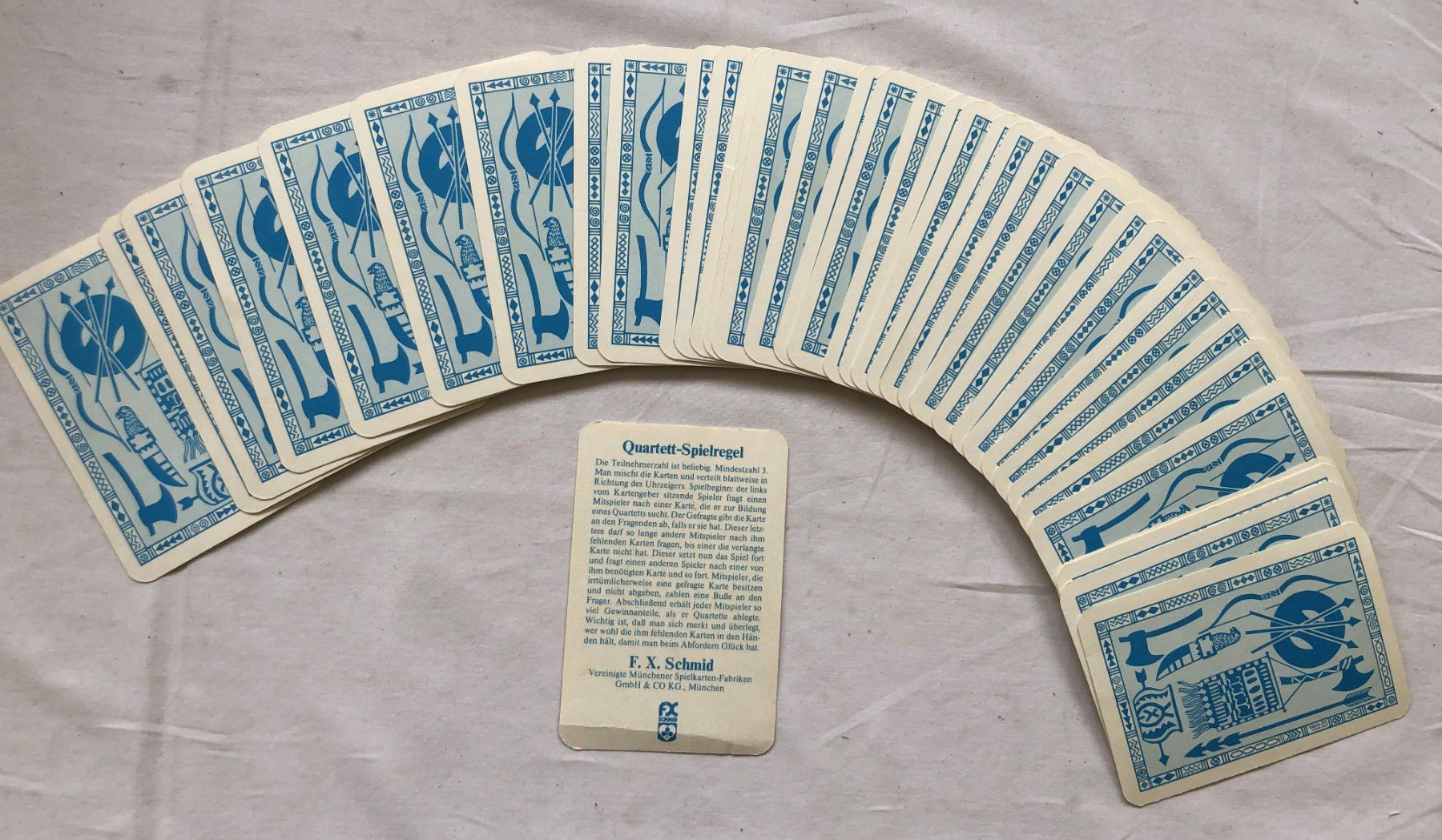 Giochi: Quartett - Winnetou 2 - F.X.Schmid - 1973 – Usato da Schaffhausen venduto da durruti 4