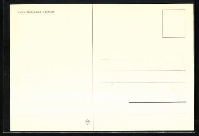 Cartoline postali: AK Zofingen, unterer Stadteingang – Usato da Berlin venduto da bartko-reher 1