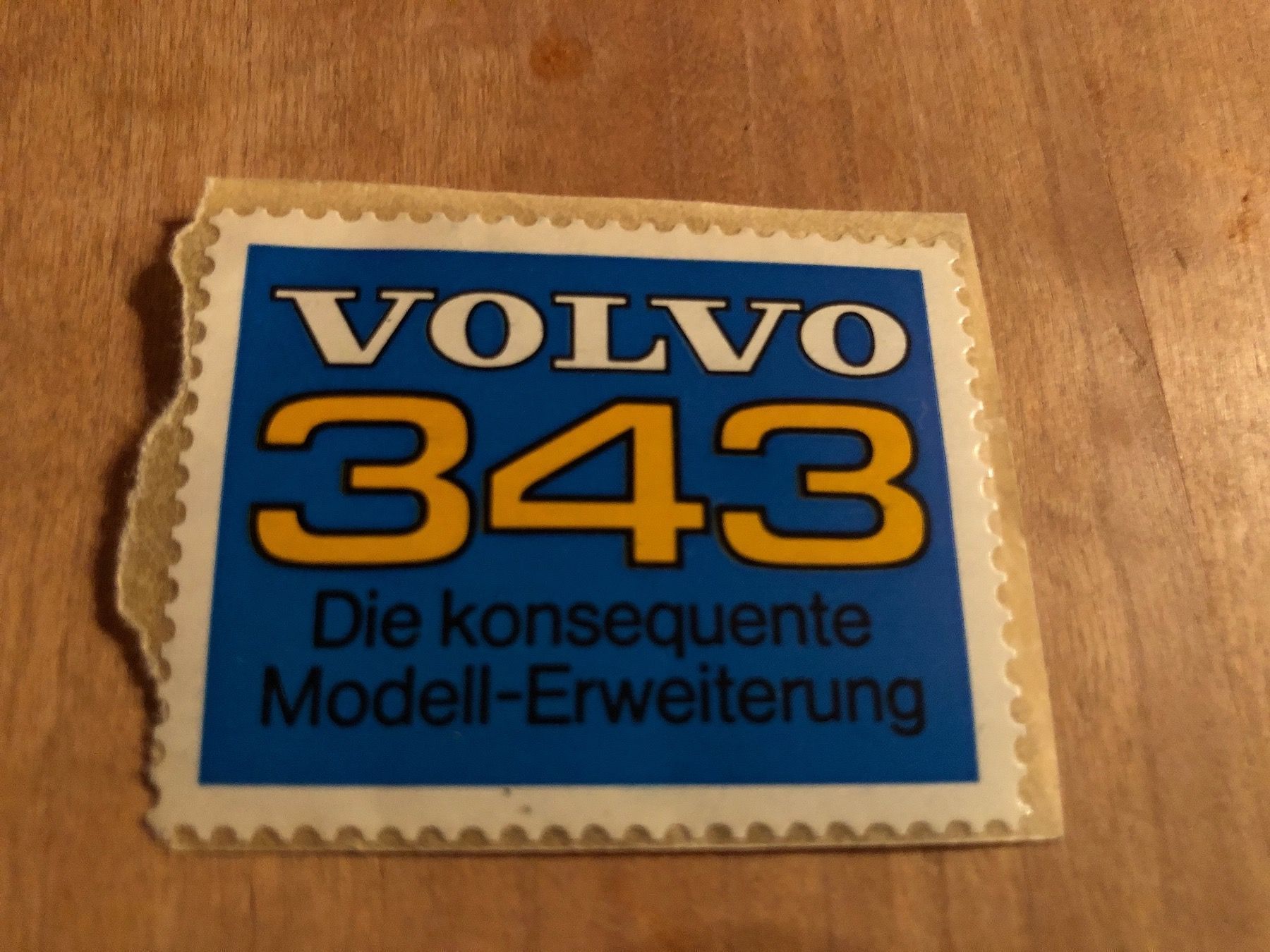 Aufkleber: Volvo 343 Abziehbild / Sticker / Kleber – Gebraucht aus Winterthur von cheerio97