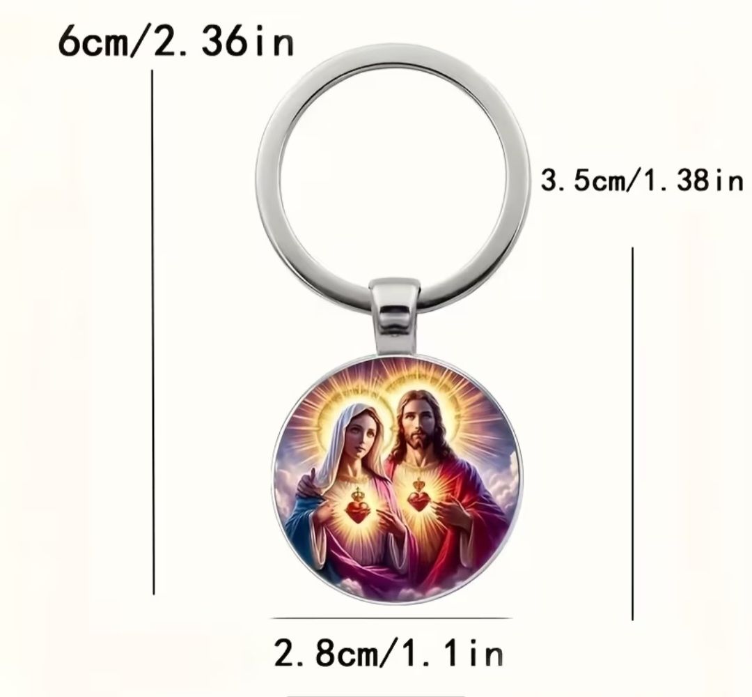 Portachiavi: Porte-clés Jésus et Marie – Nuovo e nell'imballaggio originale da Puidoux venduto da mic_c2fh 1