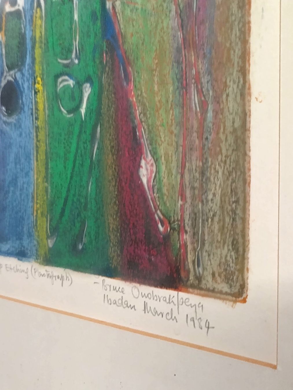 Grafiken & Lithographien: Bruce Obomeyoma Onobrakpeya – Neu (gemäss Beschreibung) aus Zürich von Zuerichparis08 5