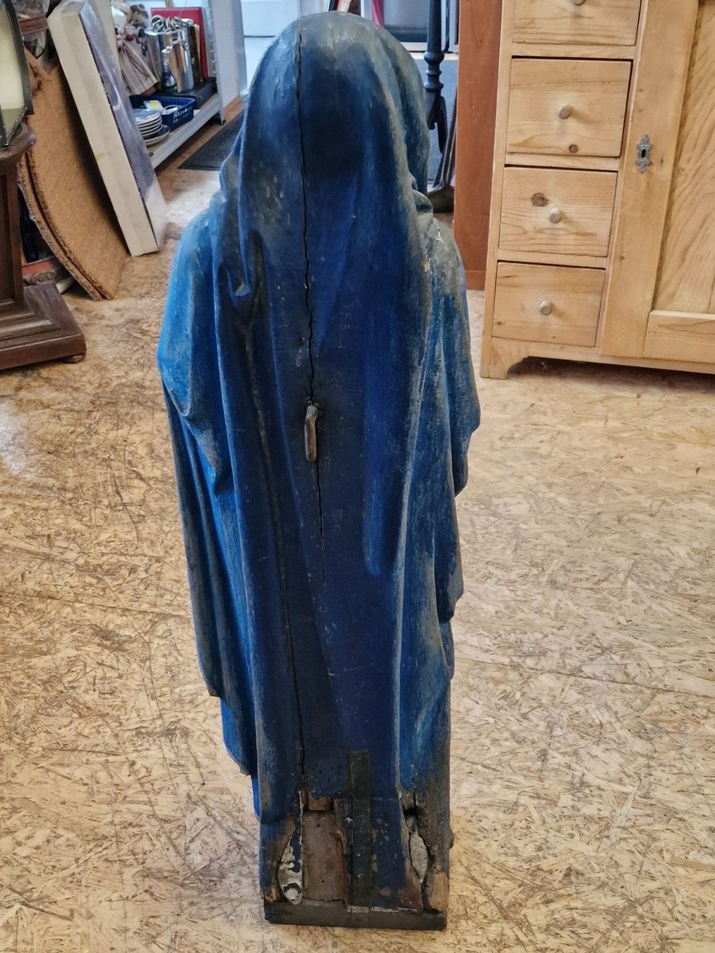 Statuette: Heilige antike holz figur – Usato da Mettlen venduto da elios0888 4