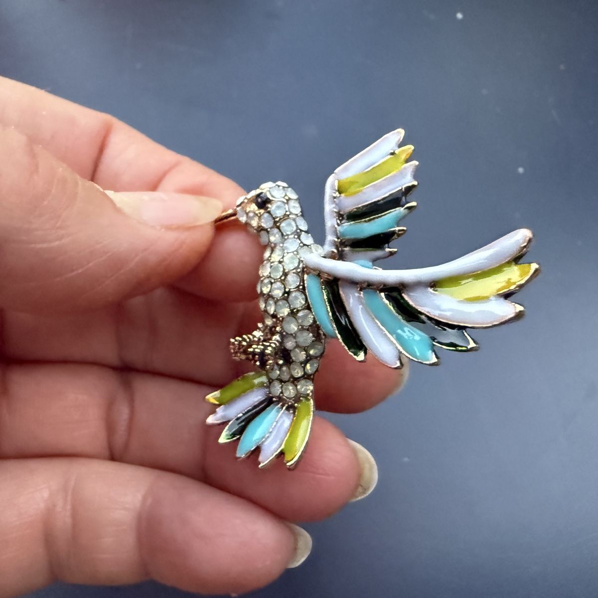 Broches & Aiguilles: Wunderschöne Brosche - Kolibri, neu – Neuf avec emballage d'origine à Ebikon par elischka 4