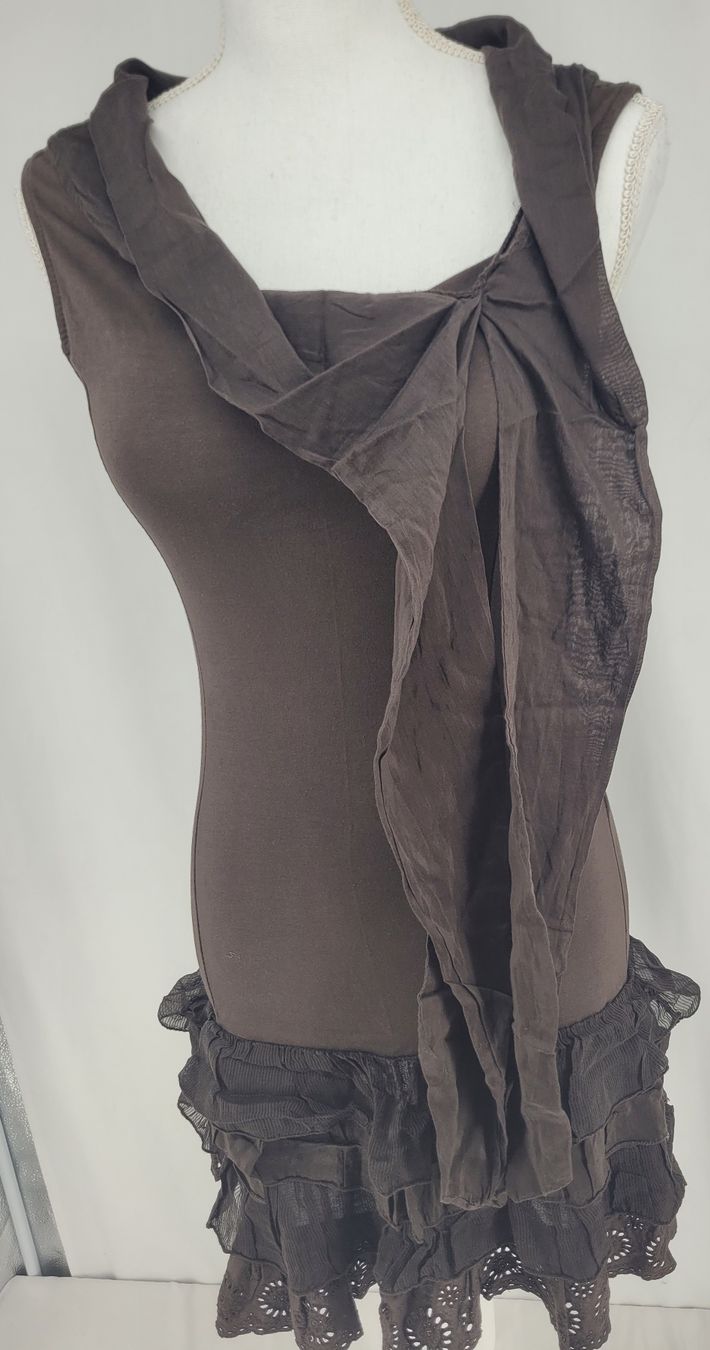 Vestiti: ROBE BRUNE VOLANT taille S – Usato da Lausanne venduto da PlusValue_Lausanne 3