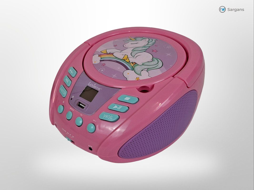 Lettore multimediale portatile: LEXIBOOK Einhorn Bluetooth CD Player (Lichteffekt) – Nuovo (secondo la descrizione) da Sargans venduto da Restwert_Sargans 3