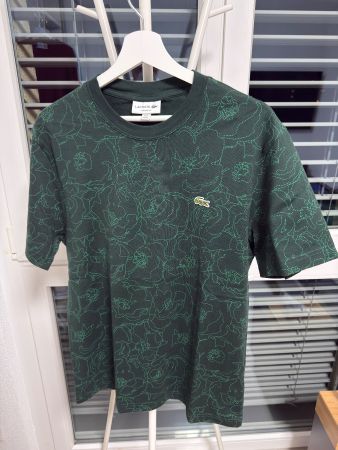 Lacoste Classic Fit Flower Print T-Shirt – Grösse M