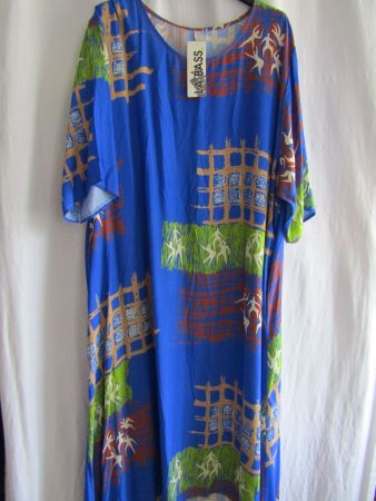 Gr. 48/56, Kleid Royal Grundig im Fantasiedruck von LaBass