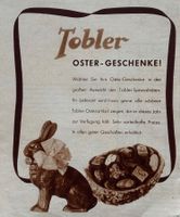 Vintage Reklame, Tobler Chocolat, Bern, Ostern, 1940