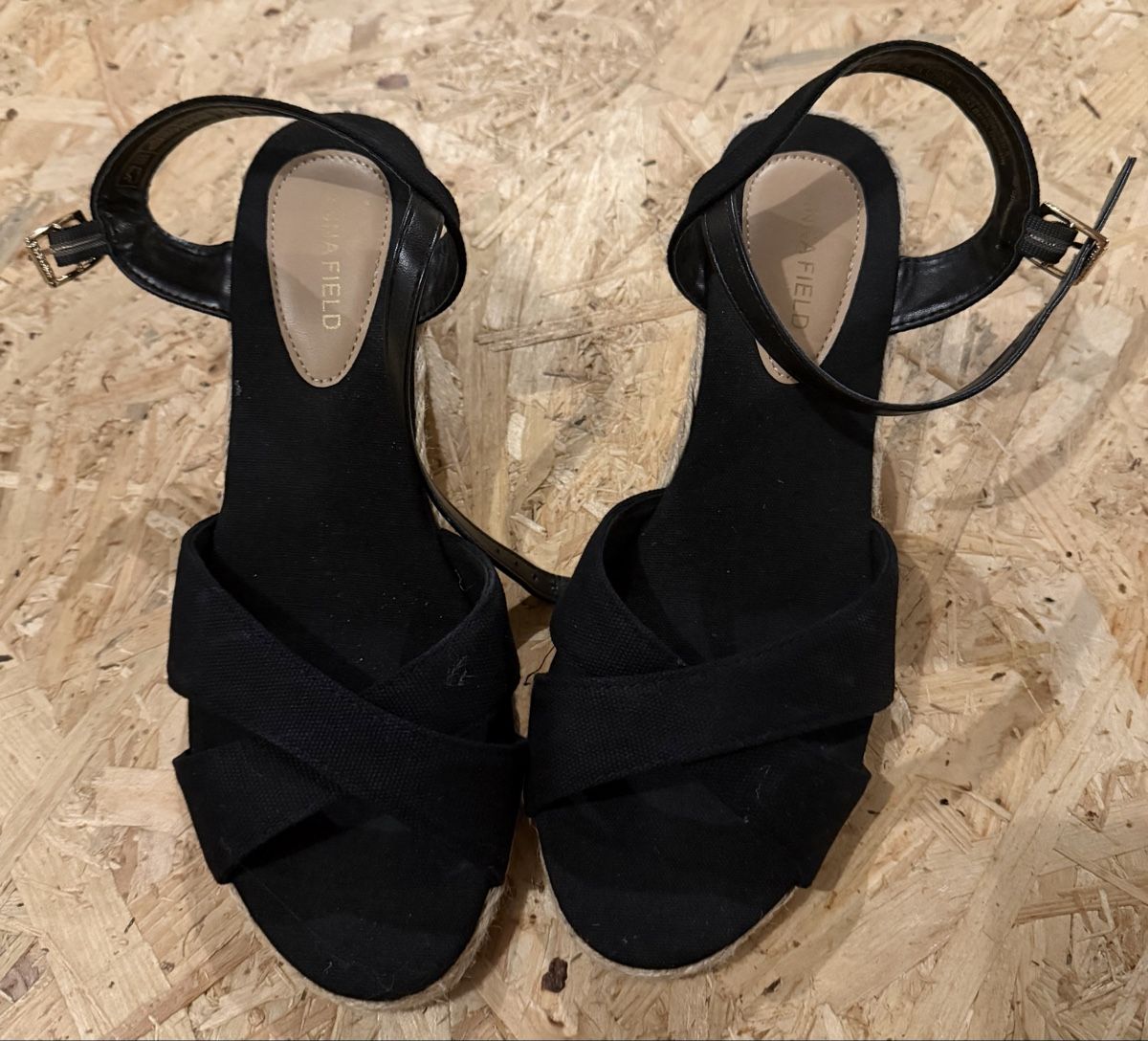 Anna Field Scarpe da donna: Sandales compensées Anna Field noires, 39 – Nuovo (secondo la descrizione) da Grolley venduto da Vale82 1