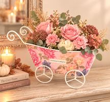Vintage Blumenwagen Deko – Romantische Shabby Chic