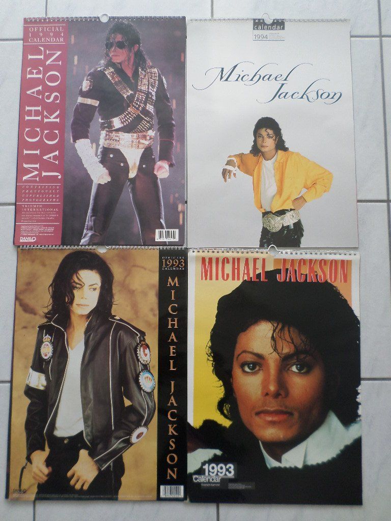 Calendari: 2 Michael Jackson Kalender + 2 unvollständige Kalender – Usato da Liestal venduto da man_7bt6
