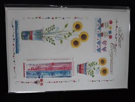 Schöne Blumenkarte Neu!