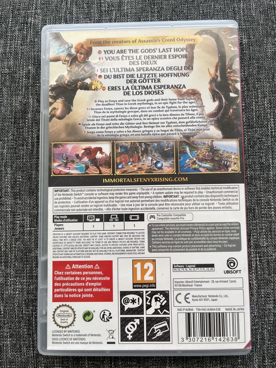 Nintendo Giochi: Immortals Fenyx Rising – Usato da Grosshöchstetten venduto da lox_287b 1