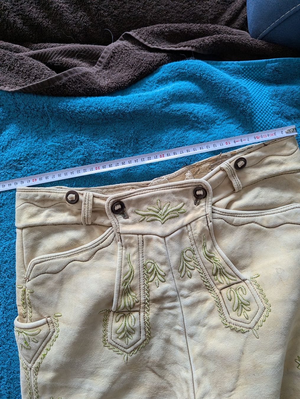 Hosen: Lederhose Hirschleder hell – Gebraucht aus Dielsdorf von Noga1 2