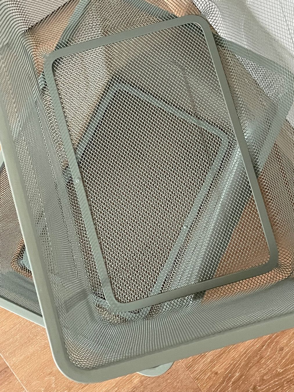Ikea Autres articles pour la maison: 2 Drahtnetzkörbe, grün, von Ikea, TROFAST – D'occasion à Cham par 2eye 2