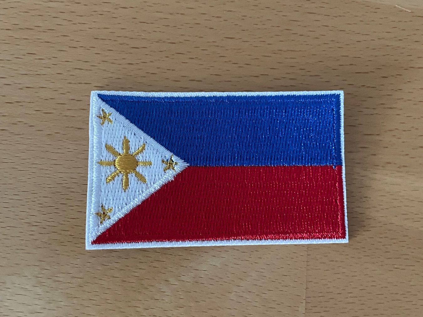 Patches: Philippinen Flagge Patch Sticker Aufnäher – Neu (gemäss Beschreibung) aus Horn von abutre72