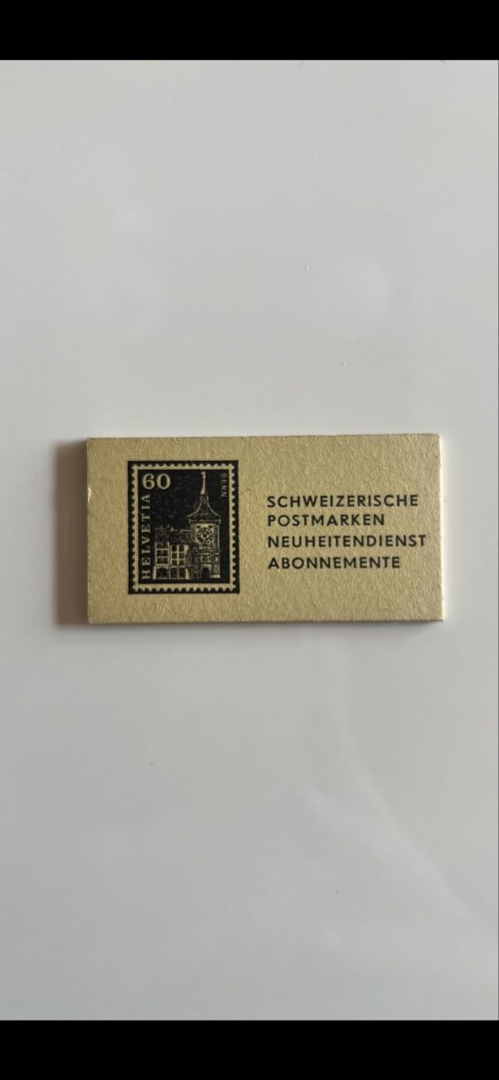 Tutti i francobolli: Markenheftchen** Ticket 10 Komplett Kat100.- – Usato da Rheinfelden venduto da rog_8gkd 2