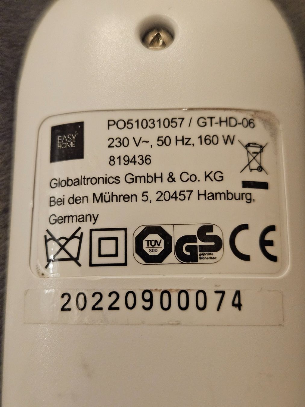 Coperte: Heizdecke EASY HOME GT-HD-06 – Usato da Zürich venduto da Leimbi28 6