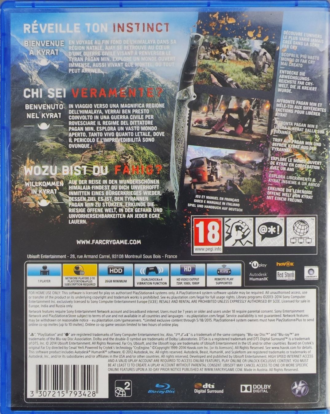 Sony Giochi: Farcry 4 PS4 – Usato da Davos Dorf venduto da bertuuu 2