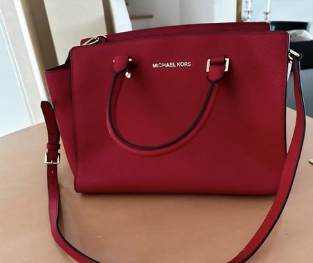 Michael Kors Bag, Red, Used but in Good Condition!