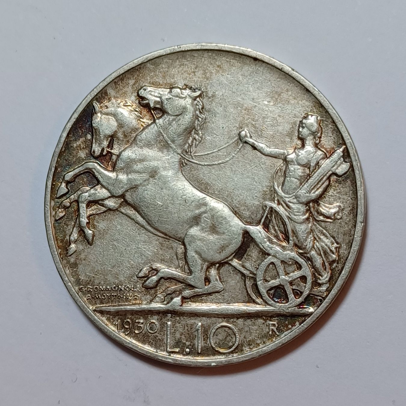 Tutti le monete: 10 Lire 1930 Italien – Usato da Pfäffikon ZH venduto da Welt_Muenzen 1
