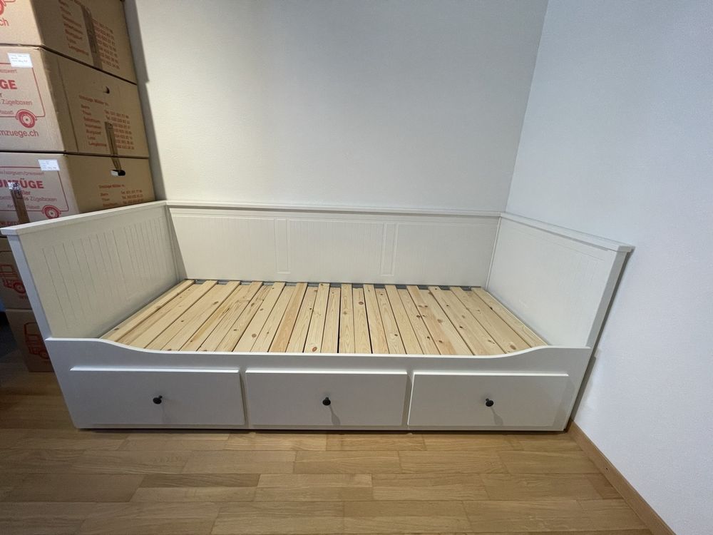 Neu Ikea Hemnes Tagesbettgestell 3 Schubladen Weiß Kaufen Auf Ricardo