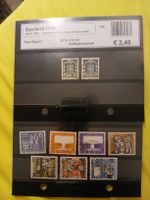 Timbres Saarland 1949 Mi. Nr. D 34+40 Dienst Wappen