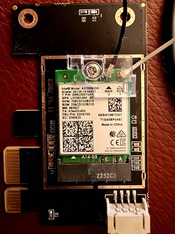 Intel Laufwerke & Adapter: Intel AX200-Wlan-Bluetooth Adapter/ Karte mit Antenne – Gebraucht aus Watt von galeone