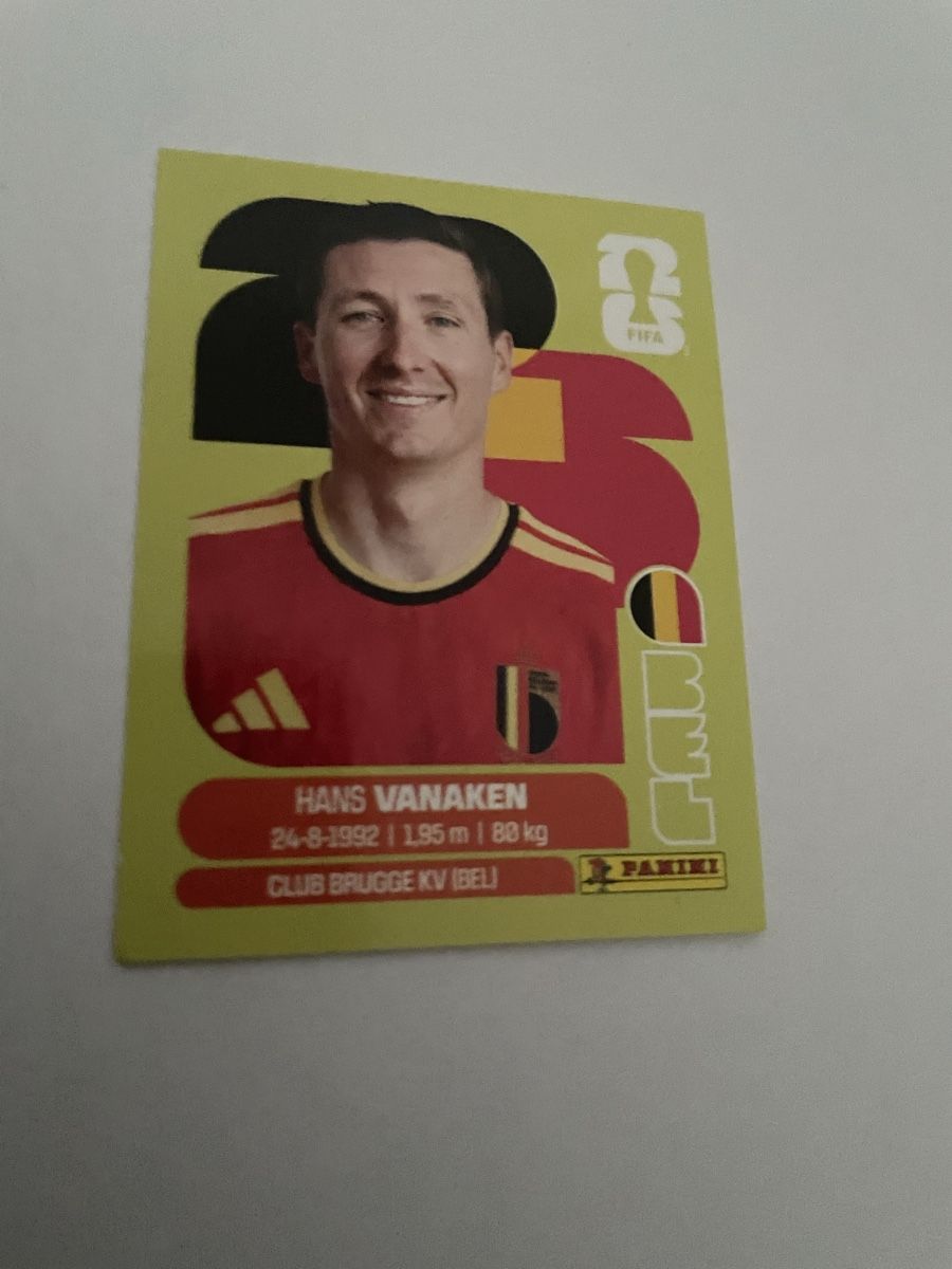 Panini Carte collezionabili: FIFA WM 2026 Hans Vanaken BEL 14 – Nuovo (secondo la descrizione) da Winterthur venduto da Cobraforce