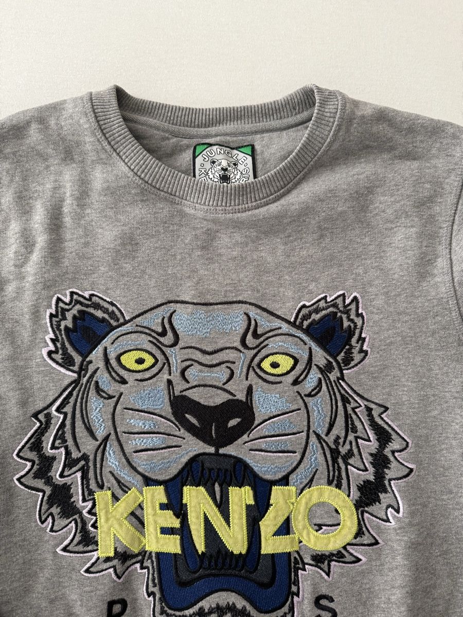 Kenzo Maglioni & Felpe: Kenzo Pullover Gr. S Grau mit Tiger Top Zustand – Usato da Baar venduto da sandybac 1