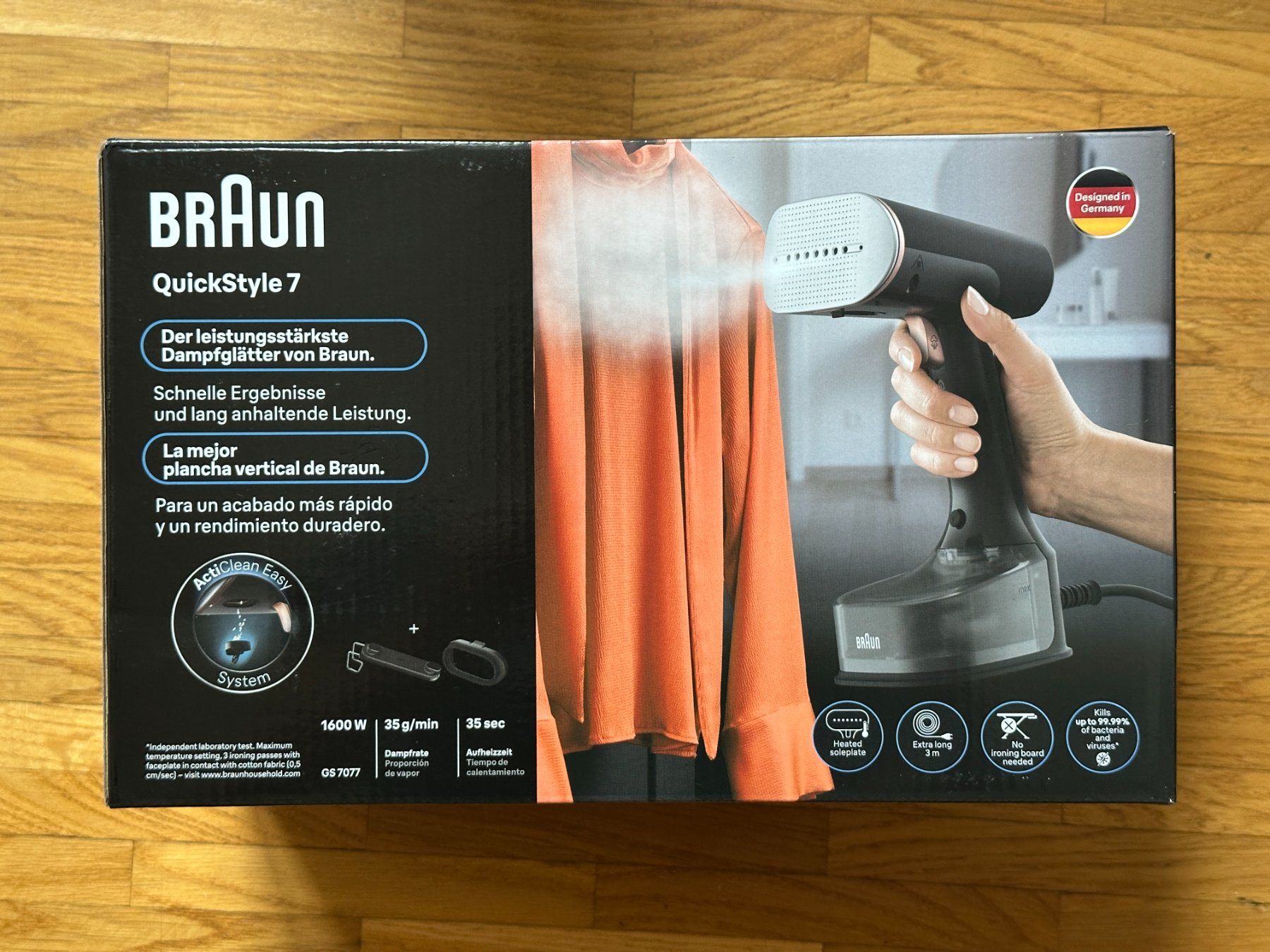Braun Bügeleisen: Dampfglätter Braun QuickStyle 7 – Neu und originalverpackt aus Lausanne von brixton 4