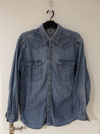 Levi’s Strauss Vintage Denim Hemd, 1995! Gr. L Top! Y2k, USA