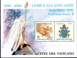 ** POSTFRISCH ** I PAPI E GLI ANNI SANTI GIOVANNI PAOLO II