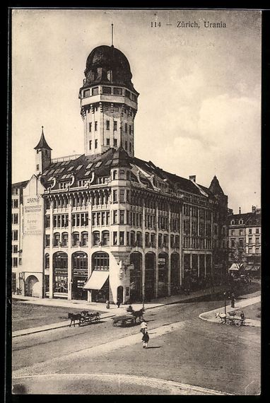 Cartoline postali: AK Zürich, Urania – Usato da Berlin venduto da bartko-reher