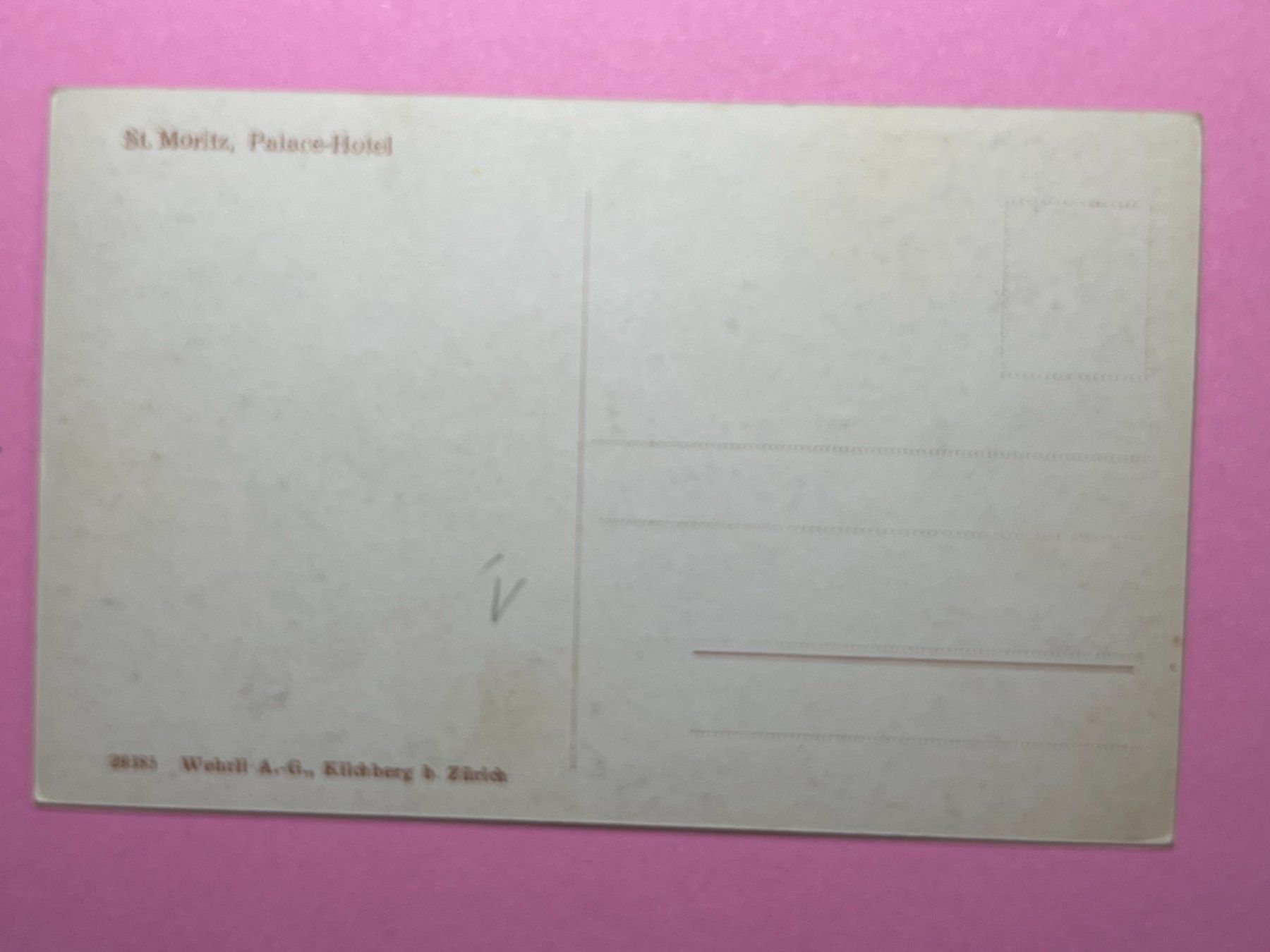 Ansichtskarten: St-Moritz, Palace-Hotel – Gebraucht aus Steg VS von danwer74 1