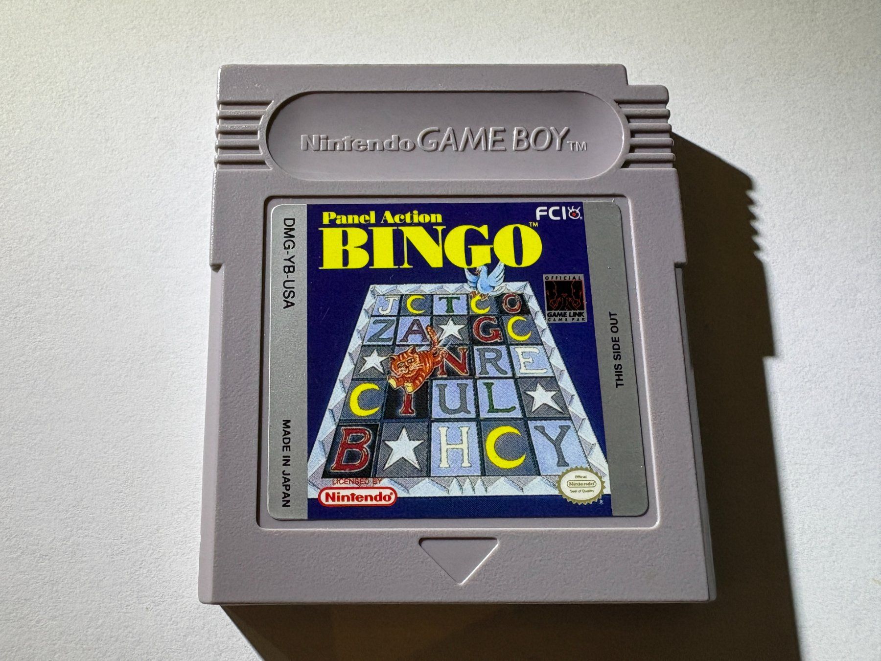Nintendo Giochi: Panel Action Bingo - Nintendo Game Boy – Usato da Zürich venduto da VintagePalace
