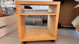 Ikea Malm Rollmöbel 52x40x58cm Birkenholzoptik